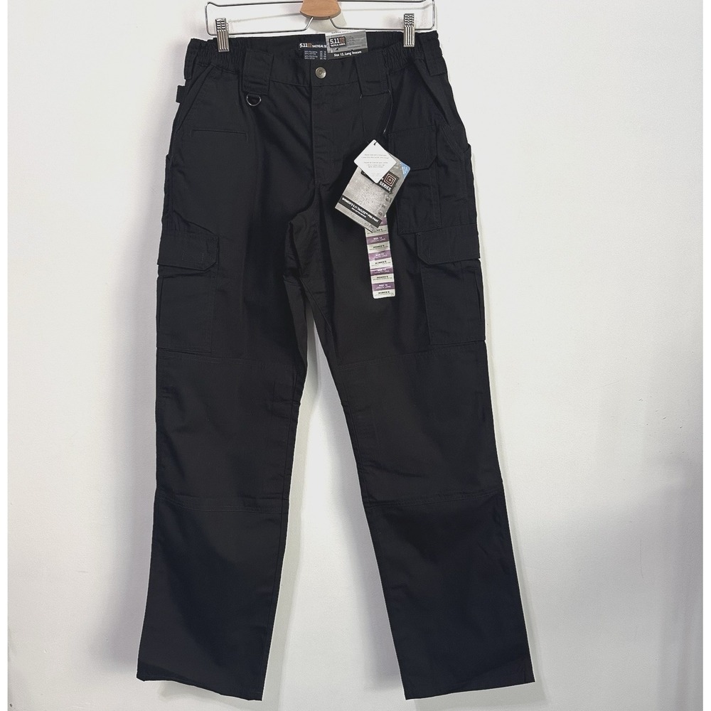 5.11 Womens Taclite Pants 12 Long Black Tactical Ripstop 32x35 Officer NEW 64360